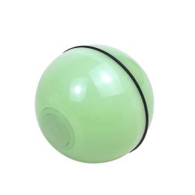 LED Laser Electronic Rolling Pet Funny Cat Toy Ball (Option: USB Green)